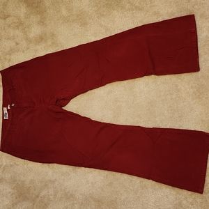 Old Navy size 12 maroon corduroy pants